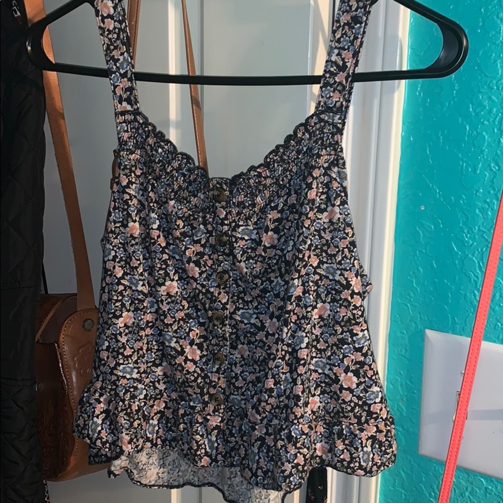 American Eagle Floral Summer Top